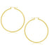 14k Yellow Gold Polished Hoop Earrings (55 mm) by Bids.com