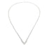 Natural 7.00ct Diamond Tennis Necklace 14KT White Gold by Bids.com