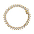 14K Yellow Gold Plated .925 Sterling Silver 1/2 Cttw Round Miracle-Set Diamond S-Curve Tennis Bracelet (I-J Color, I3 Clarity) - 7" by Bids.com