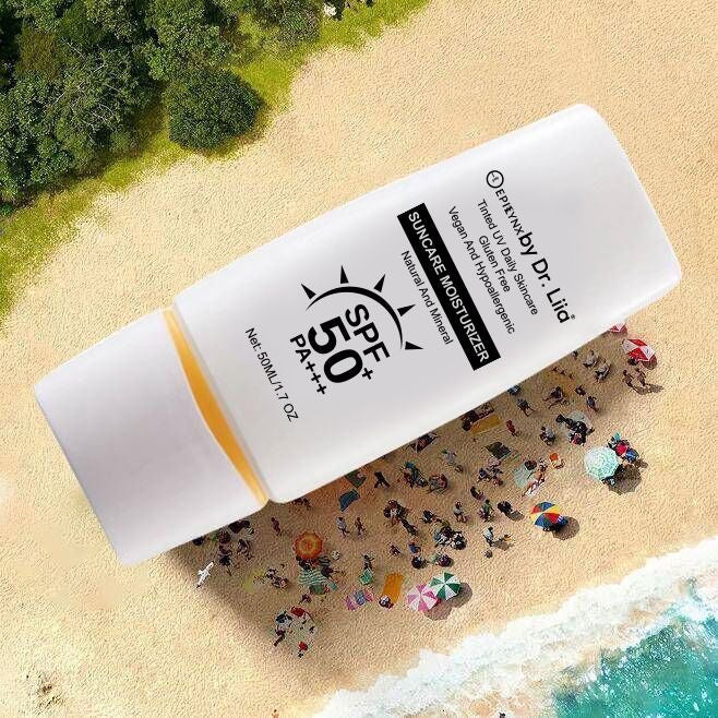 SPF 50 Mineral Moisturizer – Hydrating, Vegan &amp; Sensitive-Skin Friendly by EpiLynx