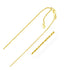 14k Yellow Gold Adjustable Rope Chain 1.0mm by Bids.com