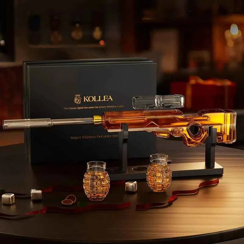 Sniper Whiskey Decanter Set