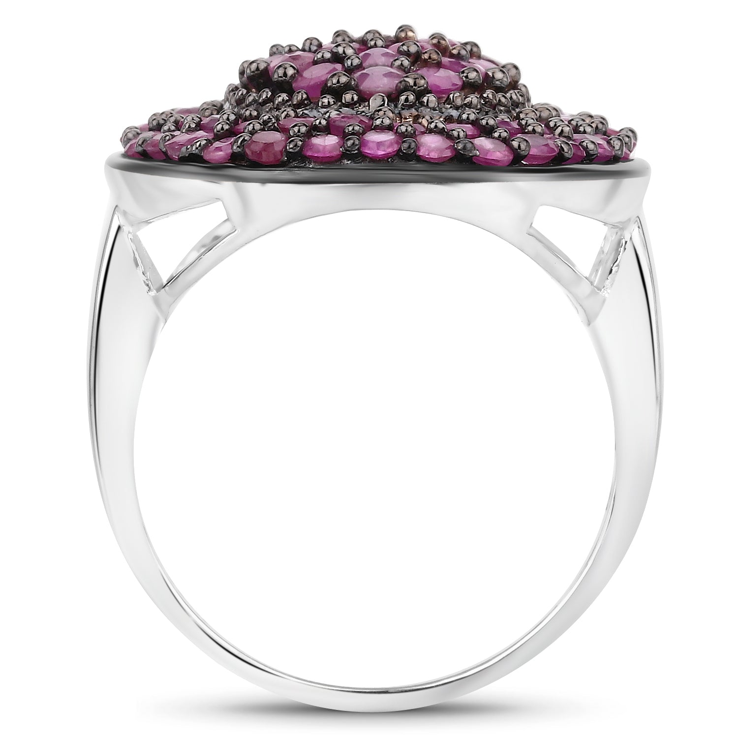3.11 Carat Genuine Ruby .925 Sterling Silver Ring by Bids.com