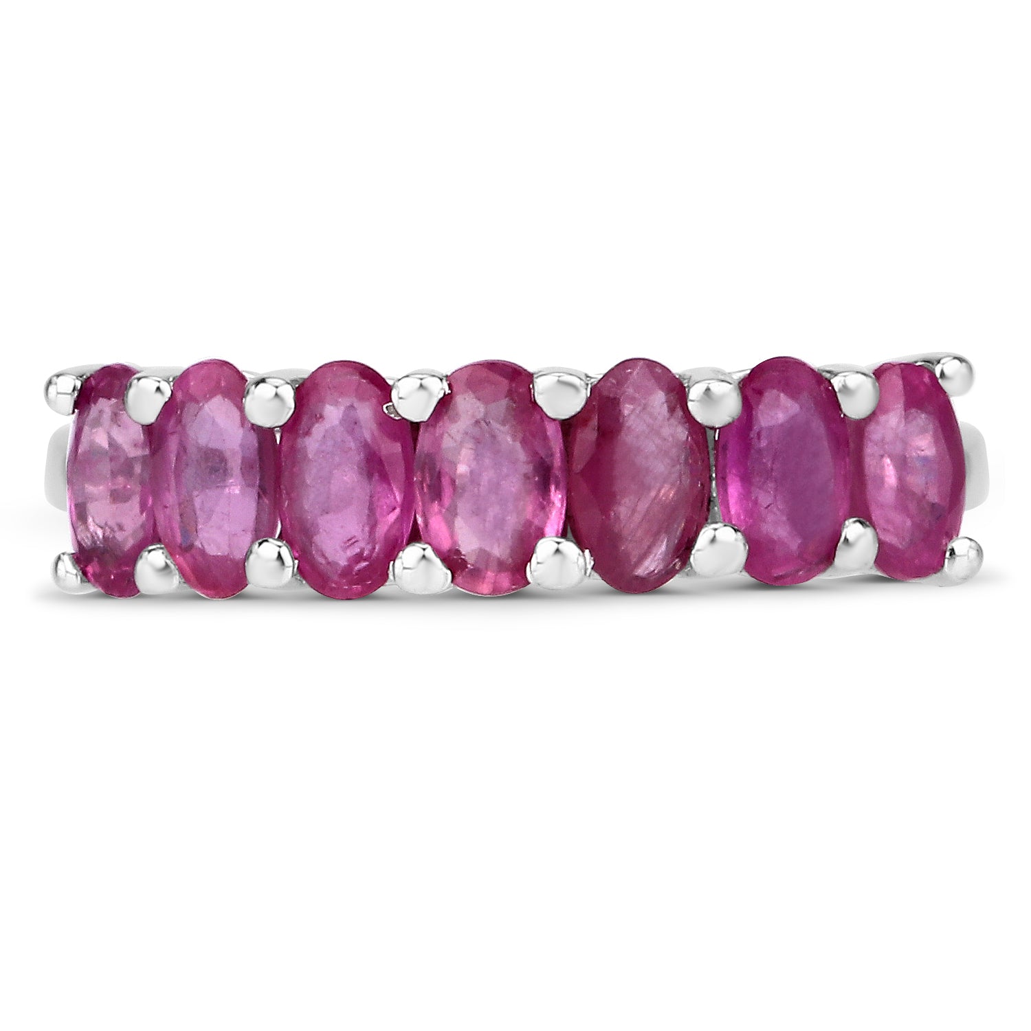 1.89 Carat Genuine Ruby .925 Sterling Silver Ring  DestGlow