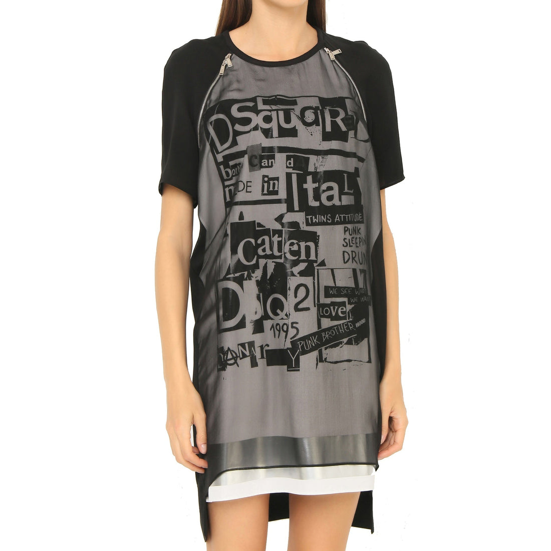 Dsquared2 Silk Printed Mini Dress Women by Luosophy