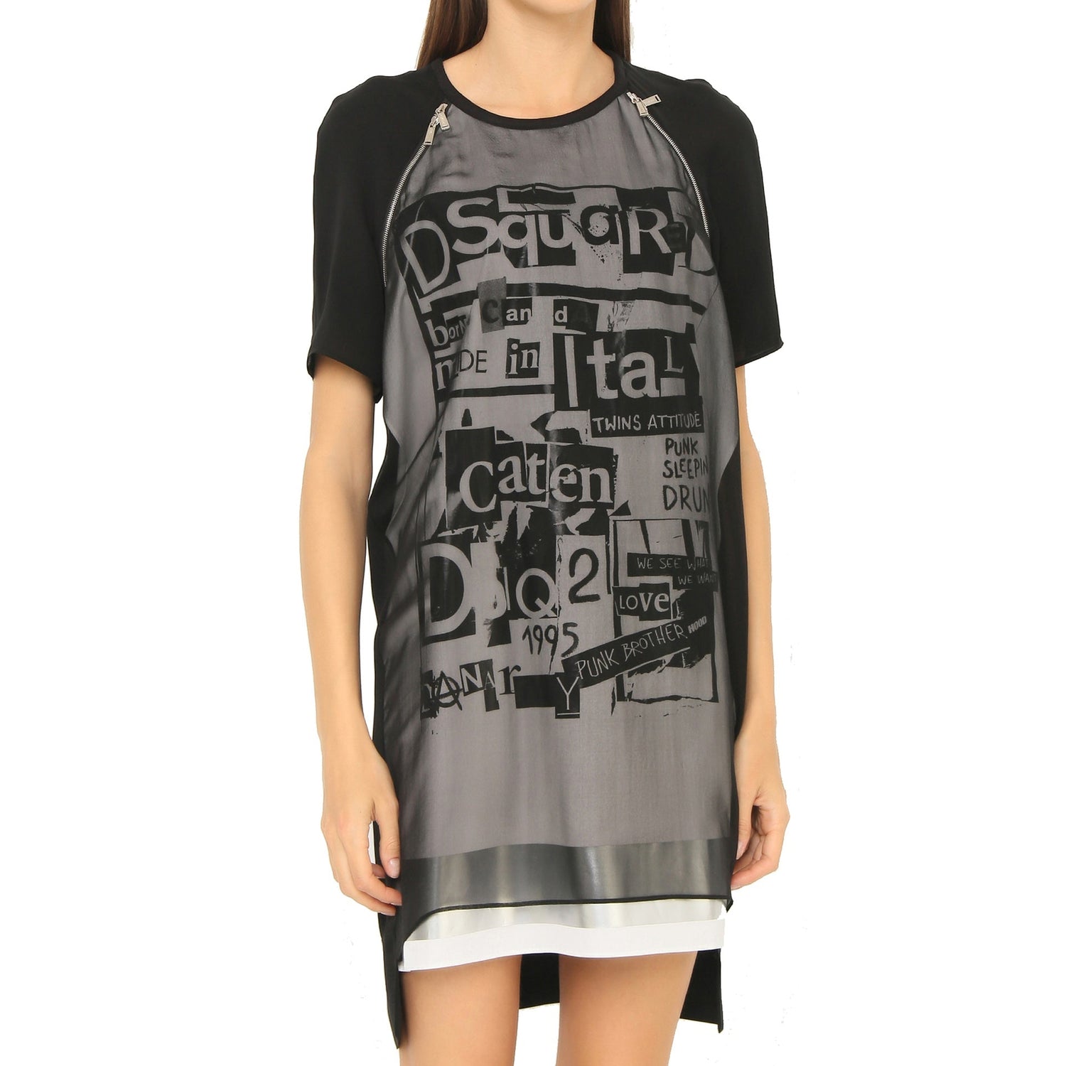 Dsquared2 Silk Printed Mini Dress Women by Luosophy