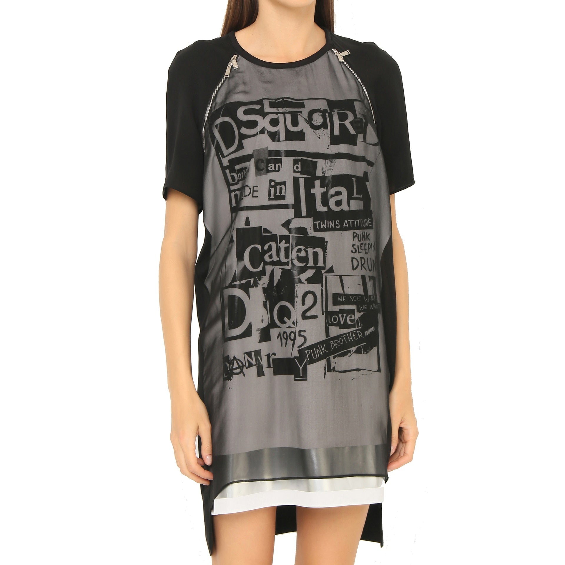 Dsquared2 Silk Printed Mini Dress Women by Luosophy