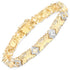 0.98 Carat Genuine White Diamond .925 Sterling Silver Bracelet by Bids.com