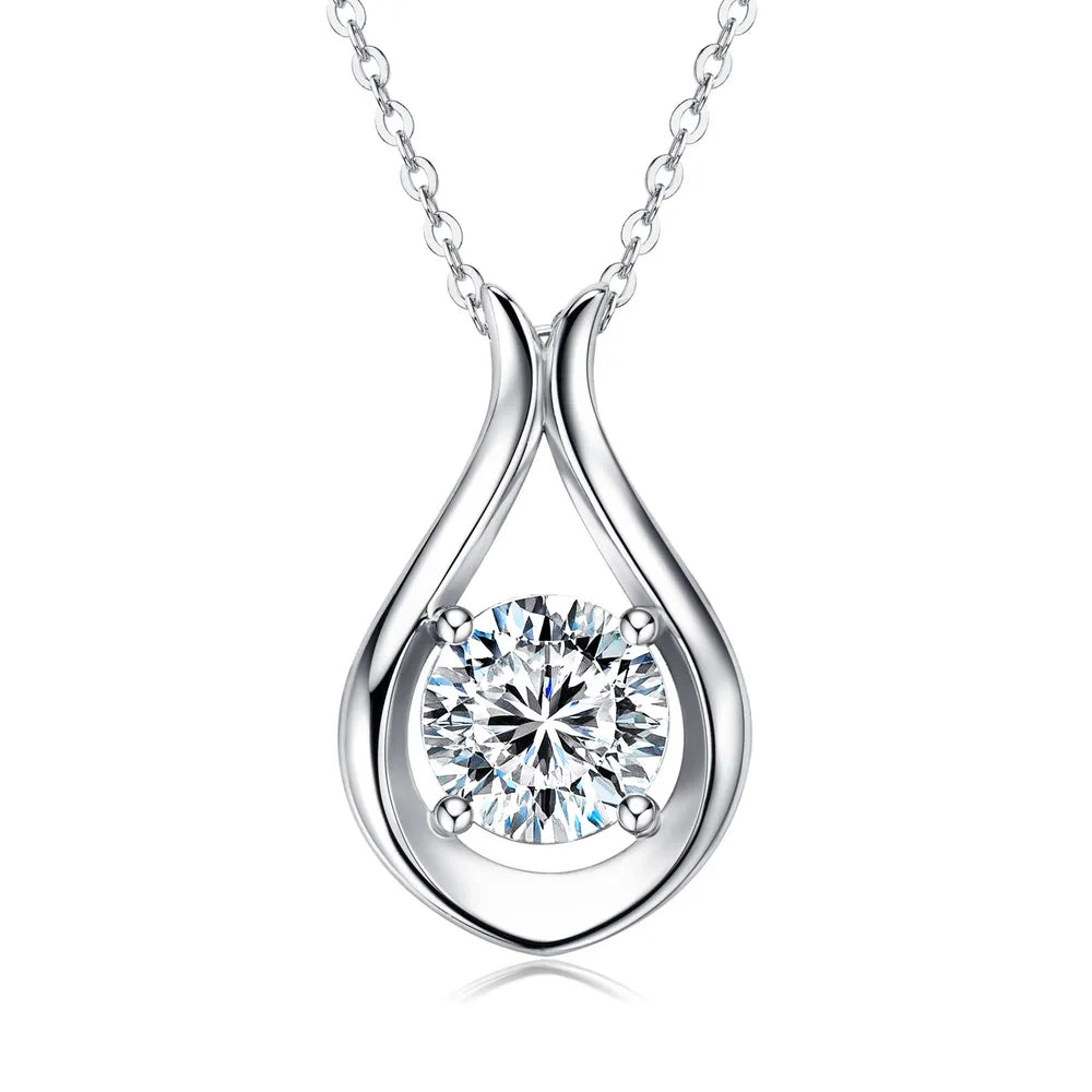 2 Carat Sparkala™ 925 Sterling Silver Pendant Necklace by Sparkala