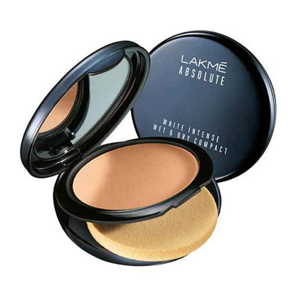 Lakme Absolute White Intense Wet &amp; Dry Compact - Golden Sand