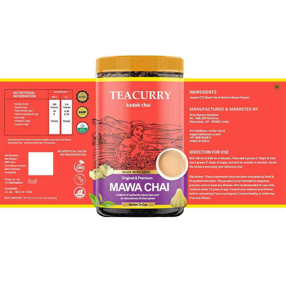 Teacurry Mawa Chai Powder