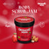 Organic Mimi, Body Scrub Jam Almond & Strawberry, 250 g by Damask Rose
