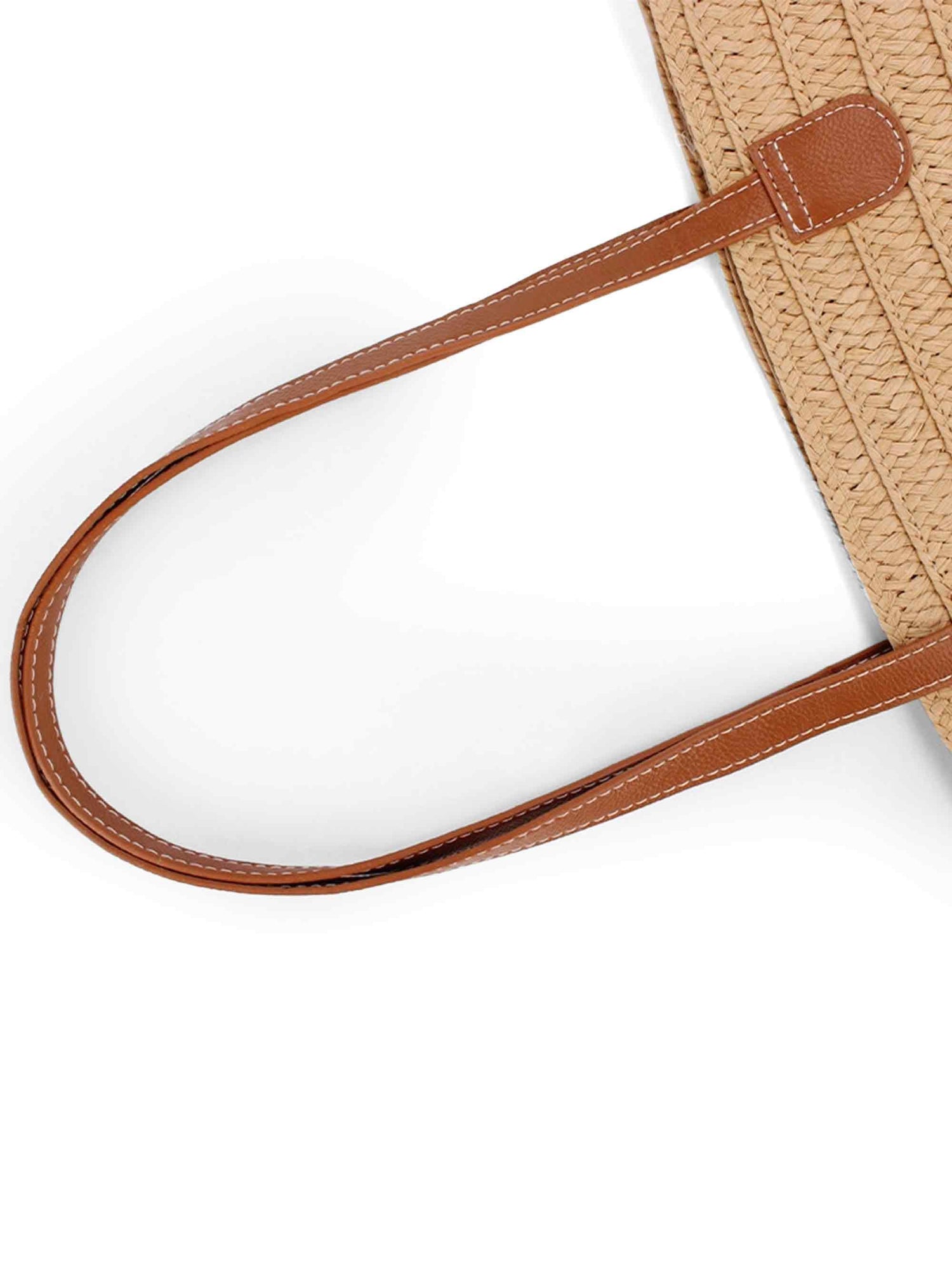 Flat Strap Trapezoid Tote  DestGlow