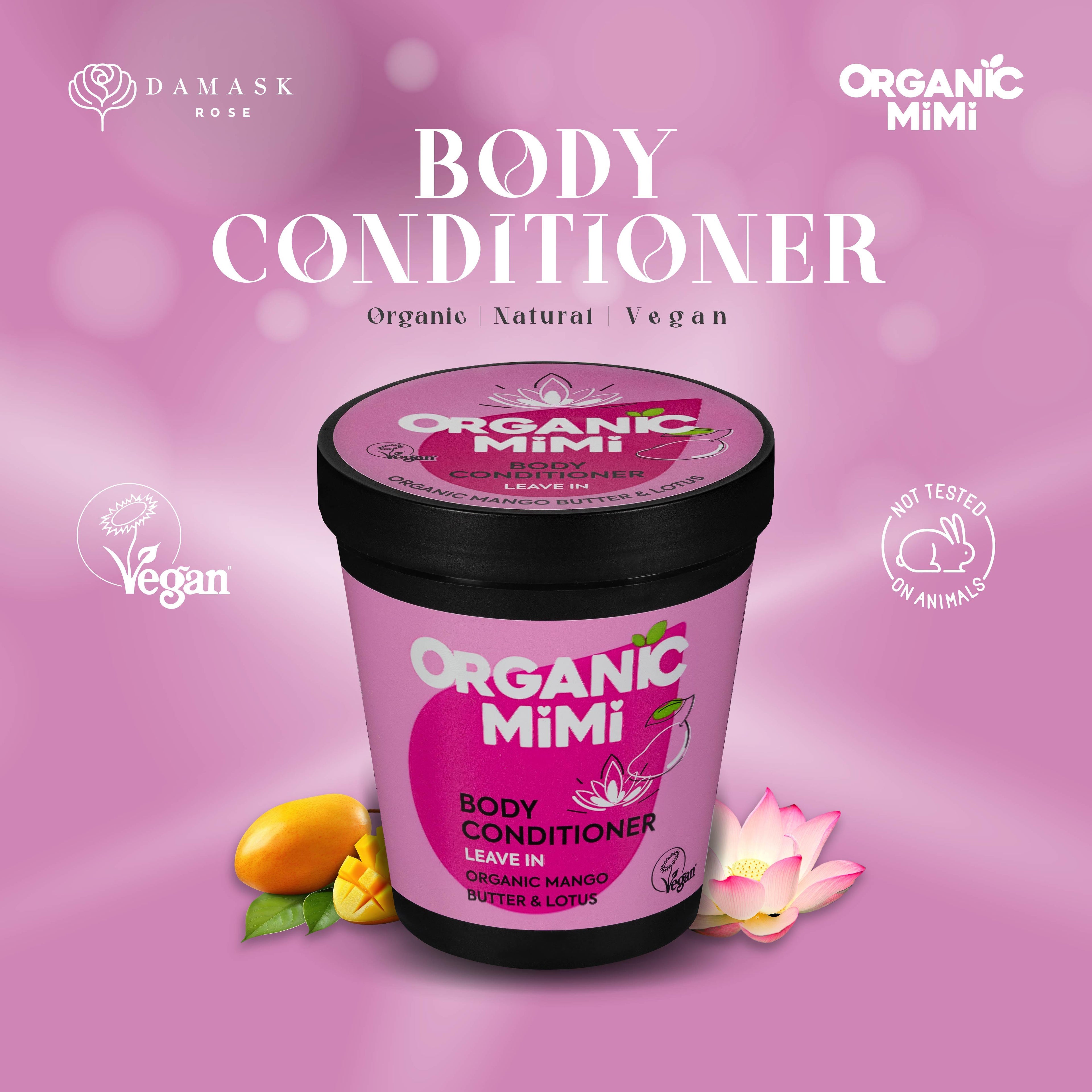 Organic Mimi, Body Conditioner Leave In Mango &amp; Lotus, 200 ml by Damask Rose
