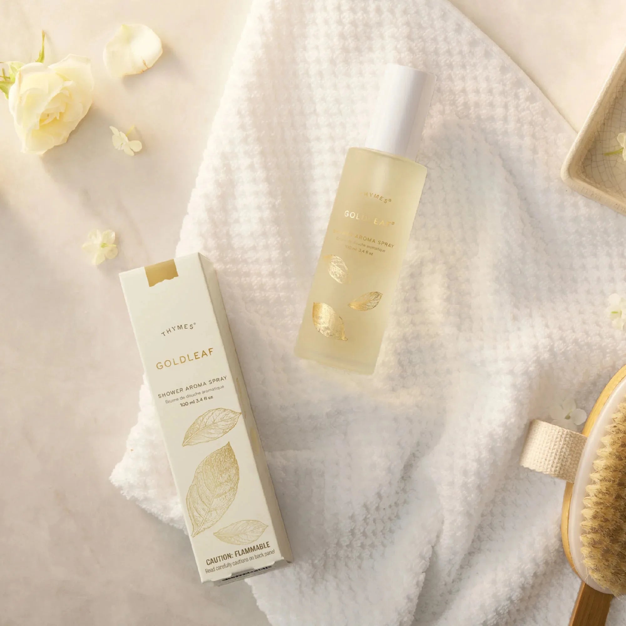 Thymes Goldleaf Shower Aroma Spray 100ml by Pasteur Pharmacy