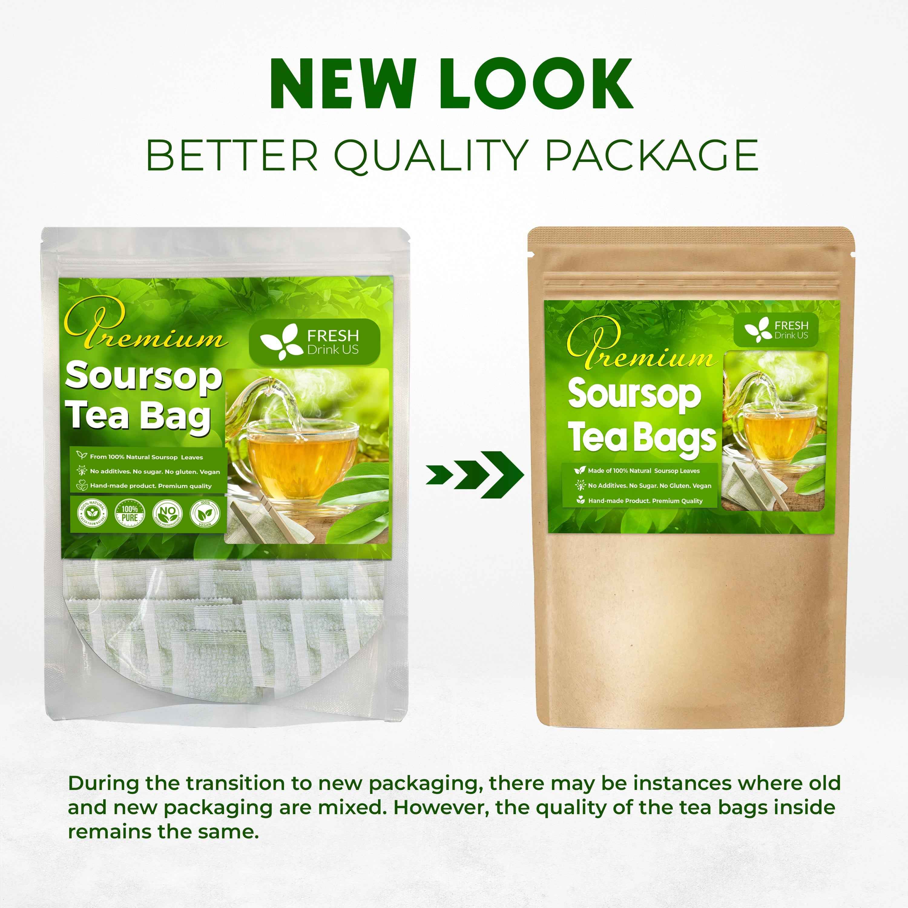 Premium Soursop Leaves Tea bags, Dried Soursop Leaves, Soursop Leaf Powder, Guanabana Leaves Tea, Hoja Guanabana Tea