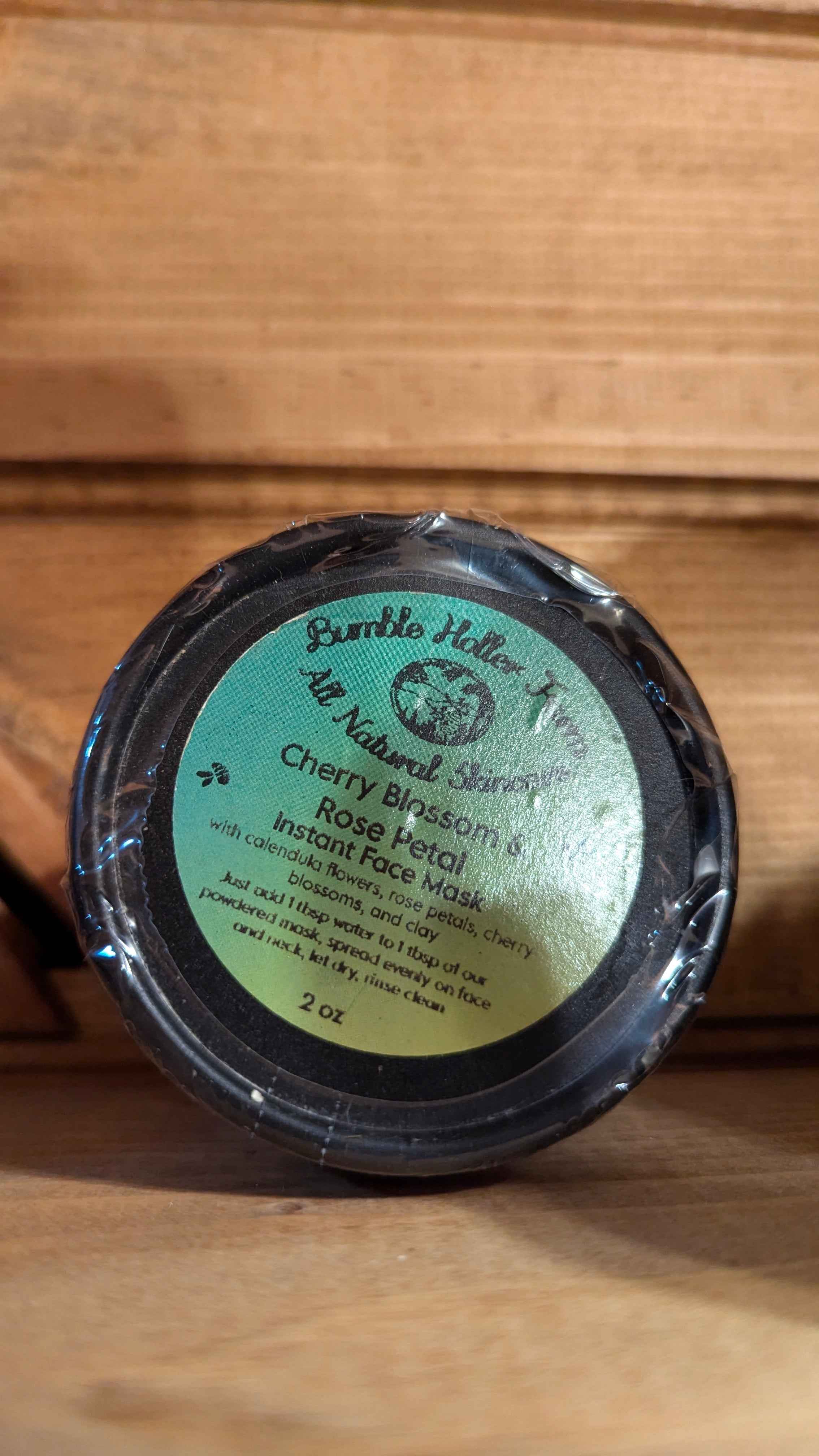 Cherry Blossom &amp; Rose Petal - All Natural Powdered Face Mask