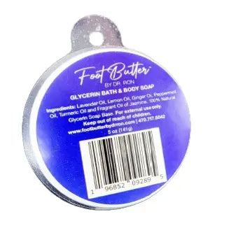 Lavender Bath Bundle – Moisturizing Glycerin Soaps &amp; Shower Loofah Set