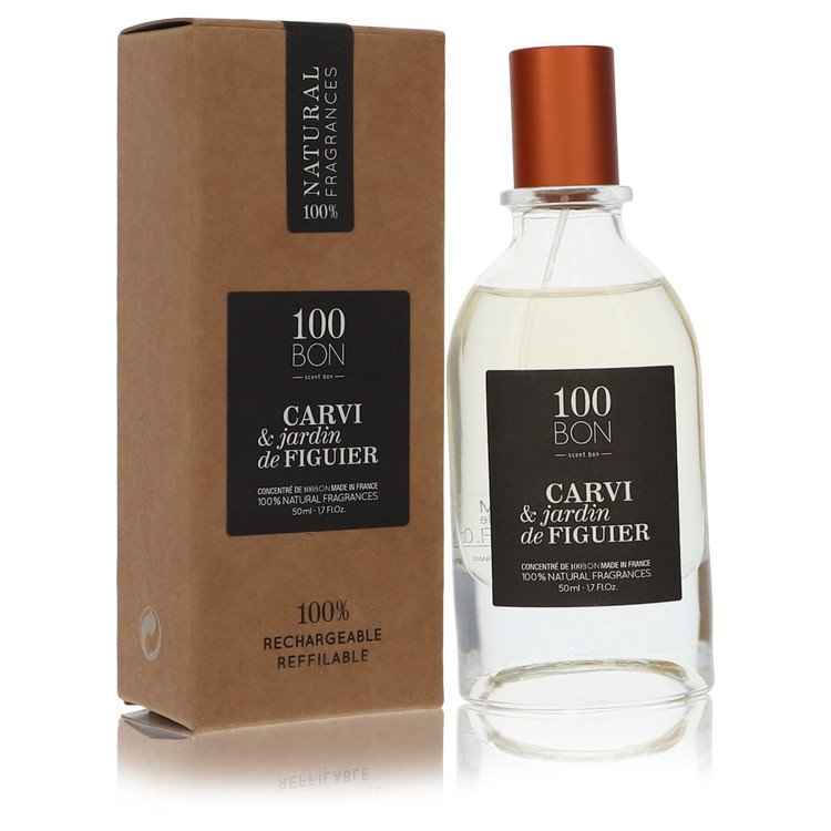 100 Bon Carvi &amp; Jardin De Figuier by 100 Bon Concentree De Parfum Spray (Unisex Refillable) 1.7 oz for Men