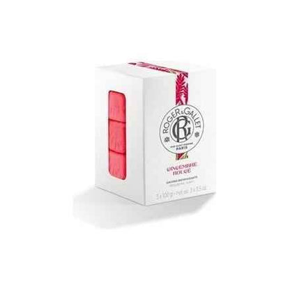 Roger &amp; Gallet Gingembre Rouge Wellbeing Soaps Box of 3x3.5 oz
