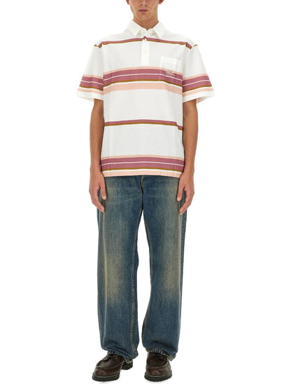 Etro Men Polo Shirt With Pegasus Embroidery by Luosophy