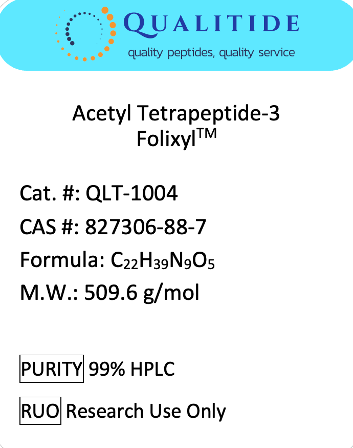 Acetyl Tetrapeptide-3 (Folixyl®, Capixyl®)