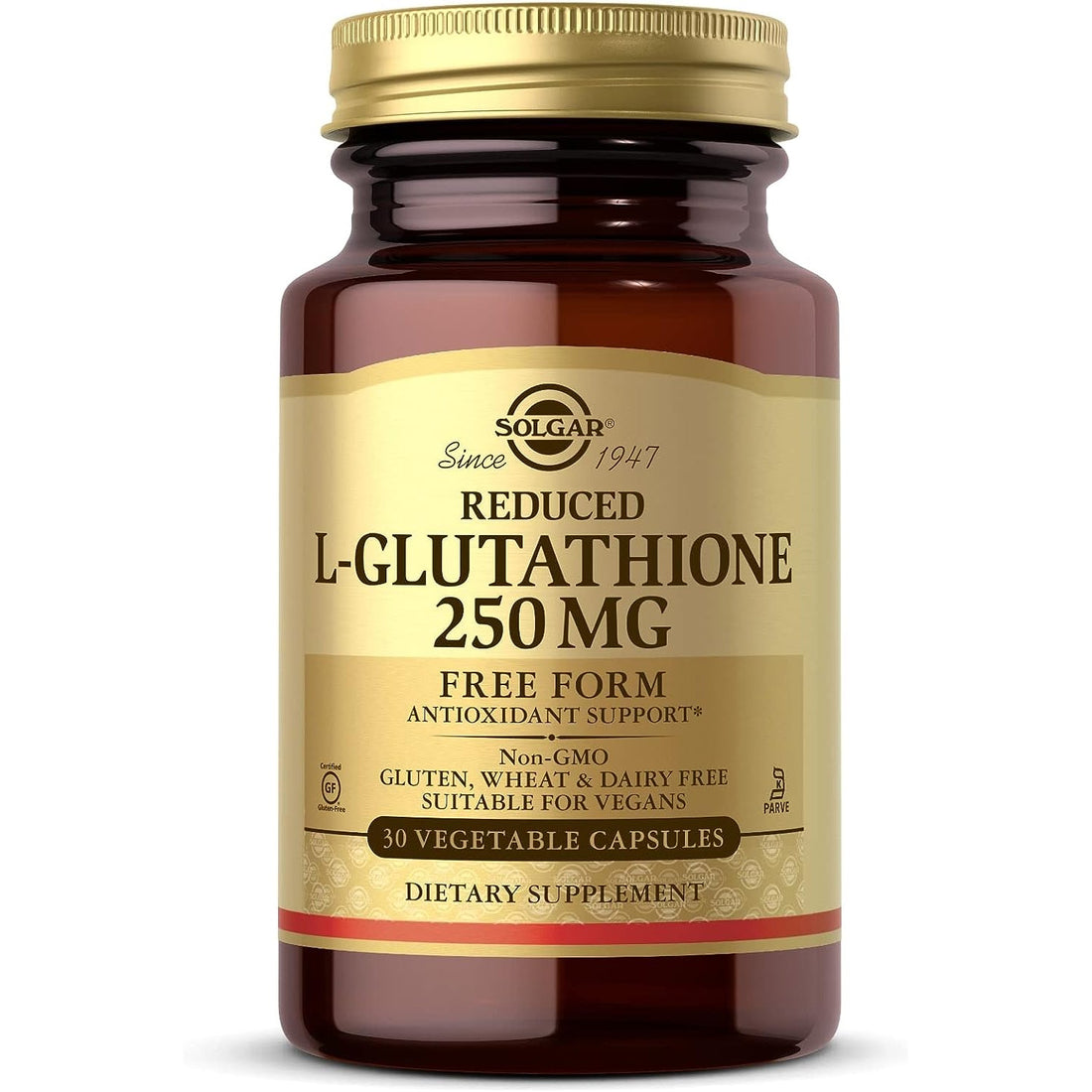 Solgar Reduced L-Glutathione 250 Mg, 30 Vegetable Capsules by Pasteur Pharmacy
