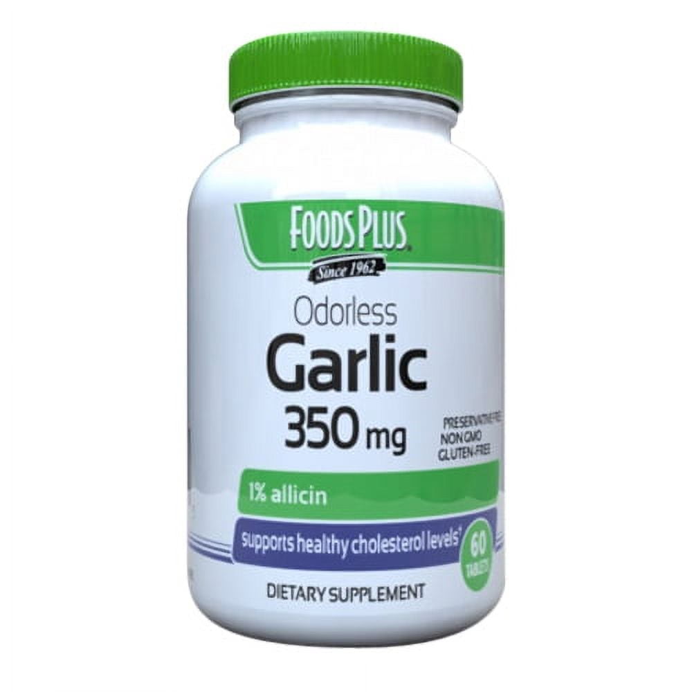 Food Plus Foods Garlic 350 Mg Odor Controlled Tablets by Pasteur Pharmacy