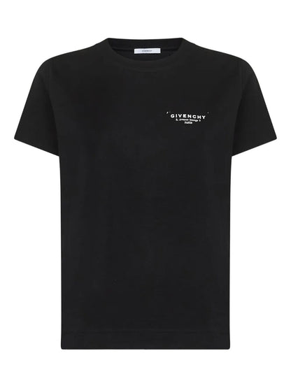 Givenchy Women Back Print Regular Fit Cotton T-Shirt by Luosophy