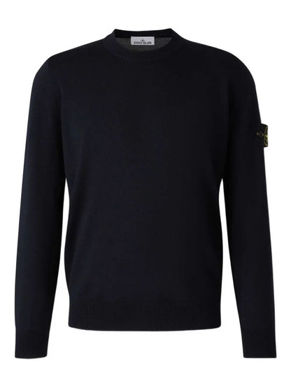 Stone Island Men Lightweight Wool Crew Neck Pullover by Luosophy