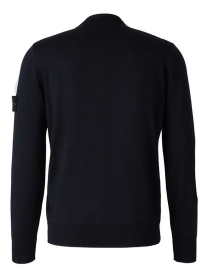 Stone Island Men Lightweight Wool Crew Neck Pullover by Luosophy