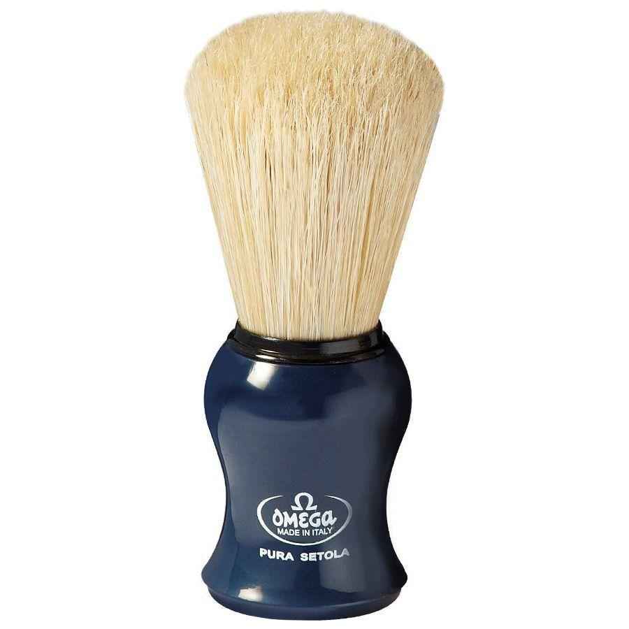 Omega Brush Synthetic Fiber Shaving Brush 