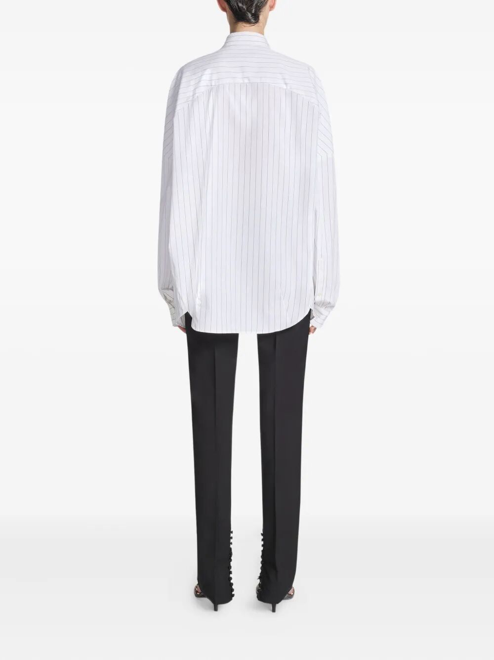 Dries Van Noten Women Casia Striped Shirt by Luosophy