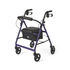 Medline Rollator Walker with Seat and Wheels Purple (1 unit)  DestGlow