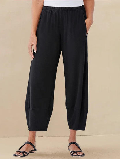 100% Linen Crop Pants RORY by LINTICO
