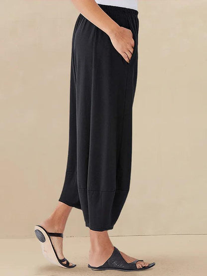 100% Linen Crop Pants RORY by LINTICO