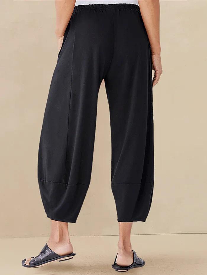 100% Linen Crop Pants RORY by LINTICO