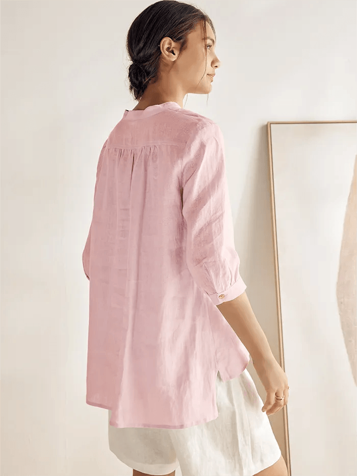 100% Linen Dress Shirt JOANNA by LINTICO