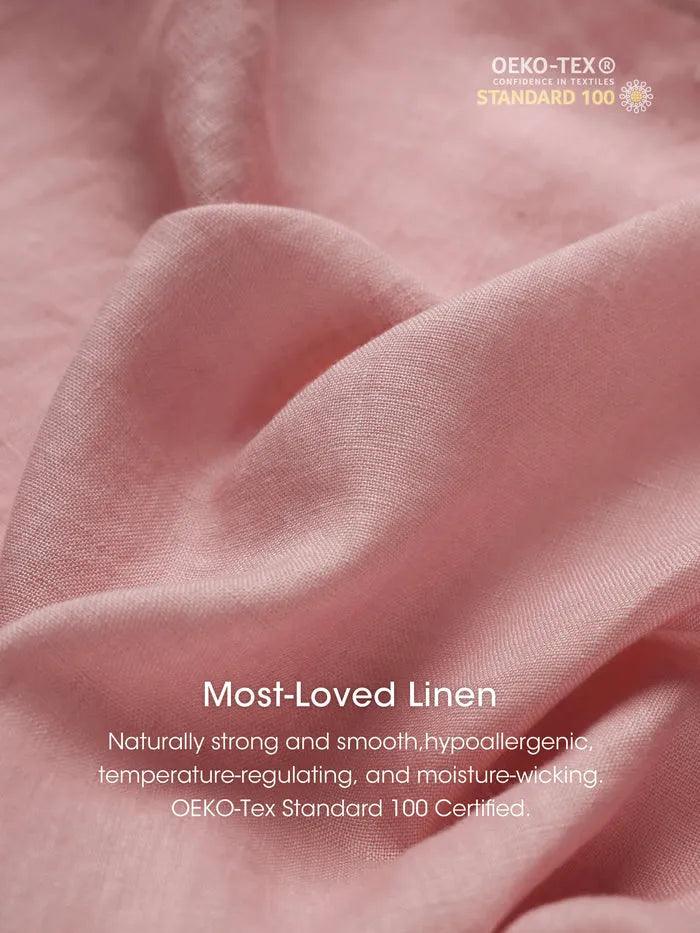 100% Linen Peter Pan Collar 3/4 Sleeve Shirt ASTRID by LINTICO