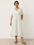 100% Linen Back-Tied Waist Maxi Dress HANA by LINTICO