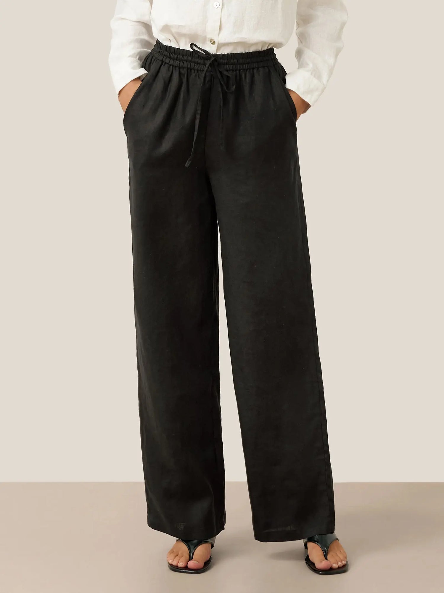 100% Linen Classic Pants LYON 