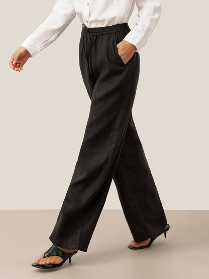 100% Linen Classic Pants LYON  DestGlow