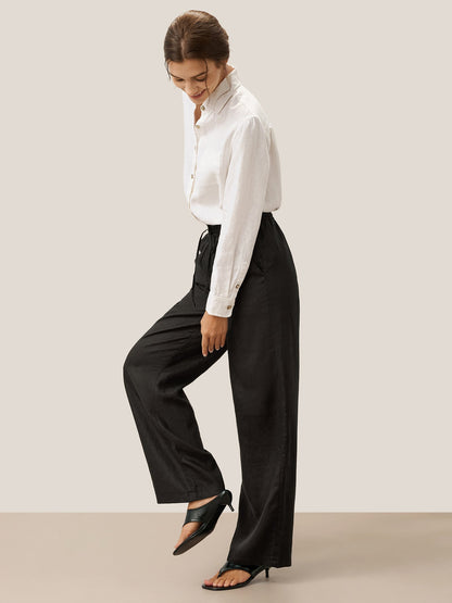 100% Linen Classic Pants LYON  DestGlow