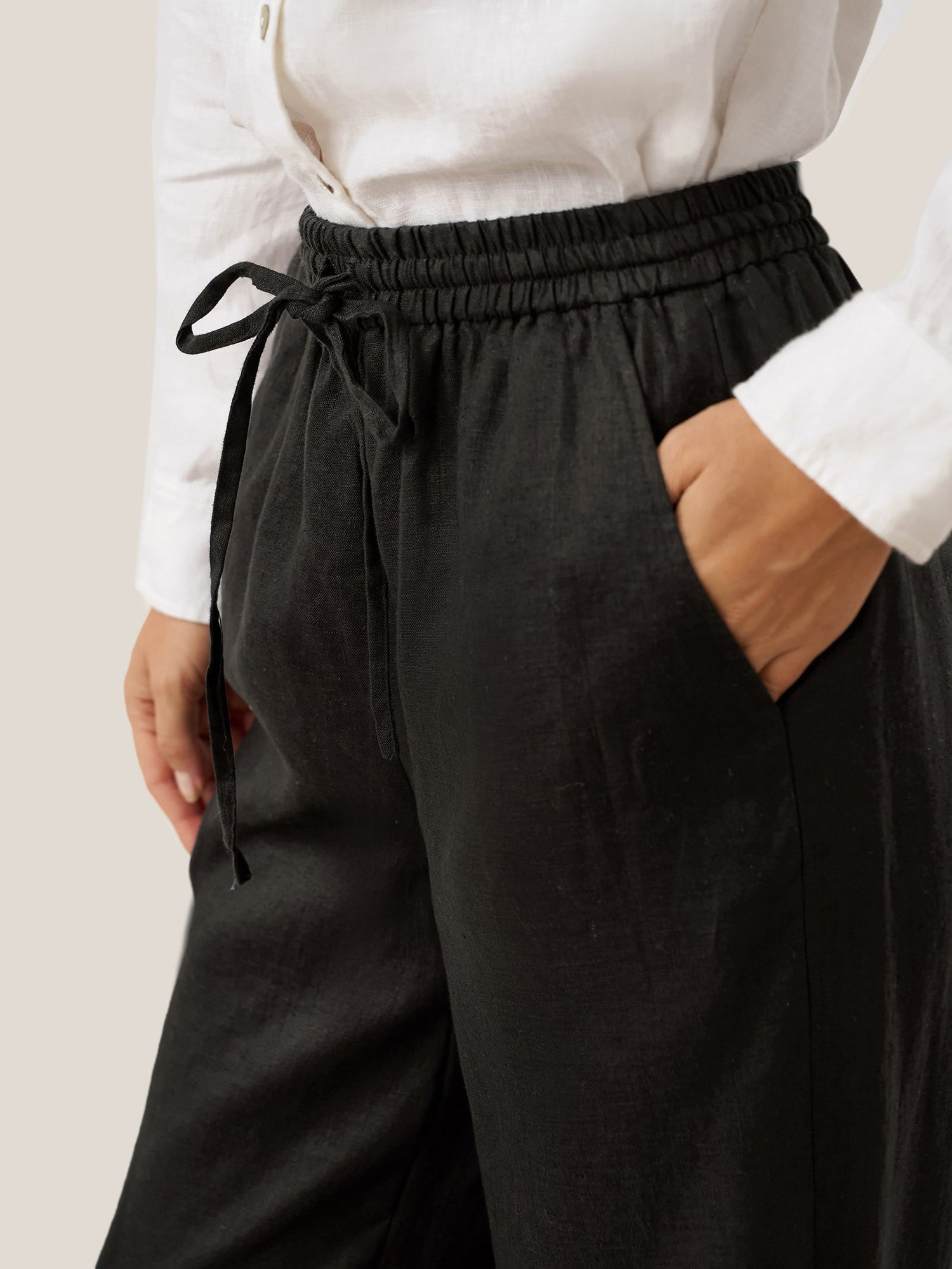 100% Linen Classic Pants LYON  DestGlow