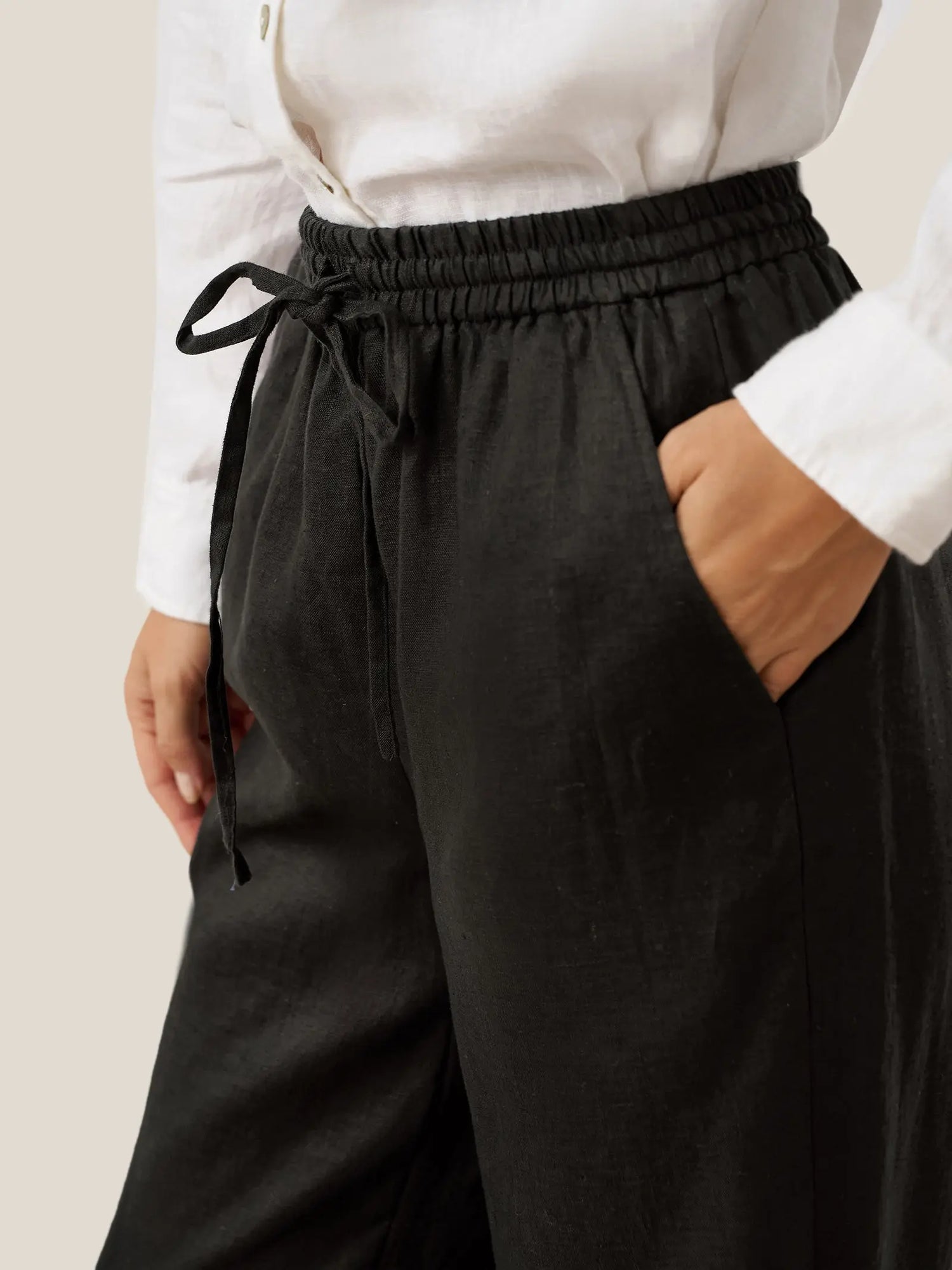 100% Linen Classic Pants LYON 