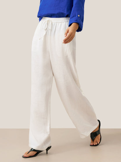 100% Linen Classic Pants LYON  DestGlow