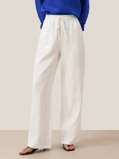 100% Linen Classic Pants LYON  DestGlow