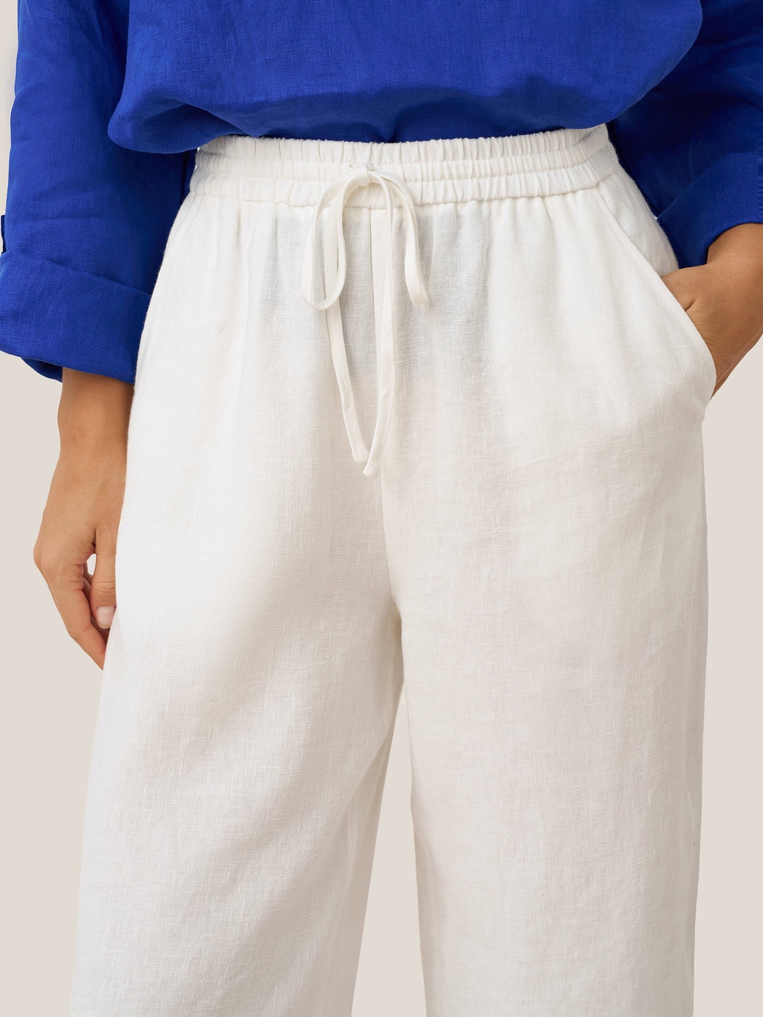 100% Linen Classic Pants LYON  DestGlow