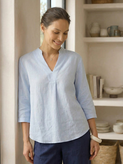 100% Linen Dress Shirt JOANNA 
