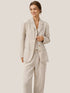 100% Linen Sketch Stripe Suit Set ELOISE by LINTICO